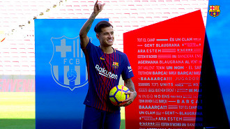 Após destaque no Liverpool, Coutinho foi contratado pelo Barcelona por 120 milhões de euros. (Foto: Reprodução)