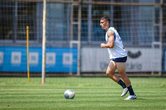 Miguel Monsalve pode ser a grande novidade do Grêmio diante do Atlético-GO. (Foto: Lucas Uebel / Grêmio FBPA)