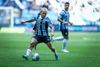 Soteldo vive indefinição sobre compra ou não após o fim do período de empréstimo. (Foto: Lucas Uebel / Grêmio FBPA)